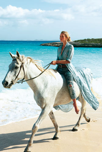 Ralph Lauren photo shoot. for Madame Figaro editorial Photo by Carter Berg
